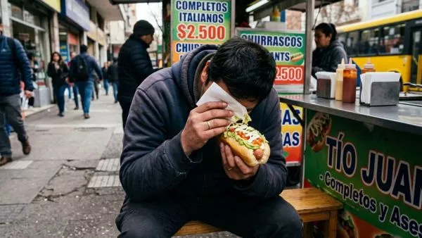 Lo multaron por comer un completo en la calle: las multas más insólitas que se han cursado en Chile