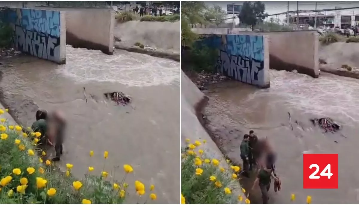 Rescatan a mujer desde el Canal San Carlos en Peñalolén: estaba bajo los efectos del alcohol
