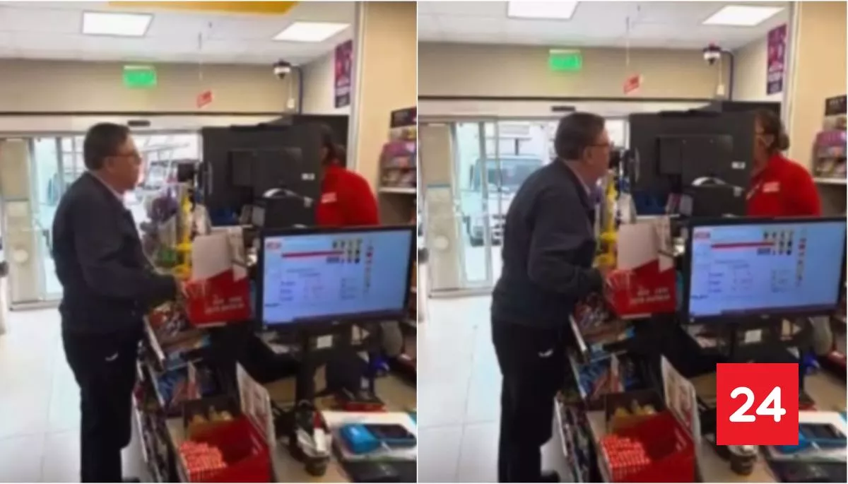 Escupo y xenofobia: video muestra agresión a trabajadora de Oxxo en Las Condes