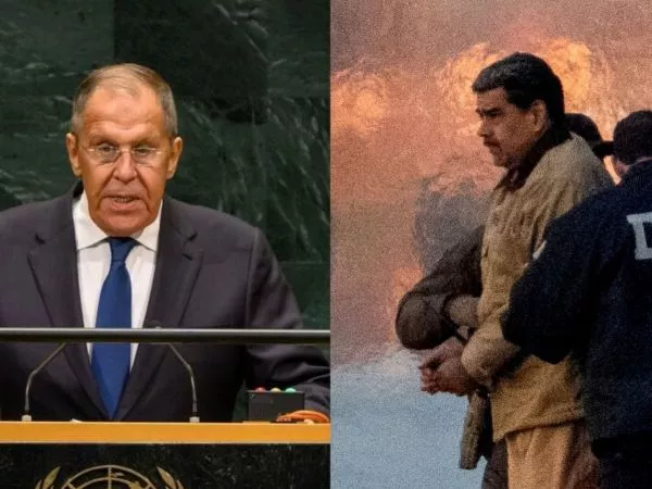 Sergey Lavrov y Nicolás Maduro