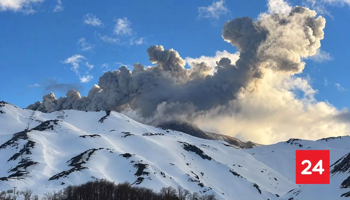 Volcán Nevados de Chillán registra explosión y genera columna de 900 metros