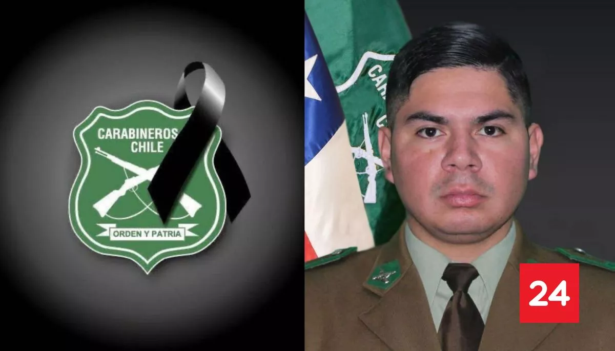 Carabineros tras muerte de cabo segundo Cristopher Aguilera: "Perdió la vida en el cumplimiento de su deber"