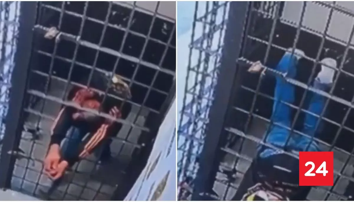 VIDEO | Insólita fuga en Brasil: detenido escapó de celda por pequeño agujero