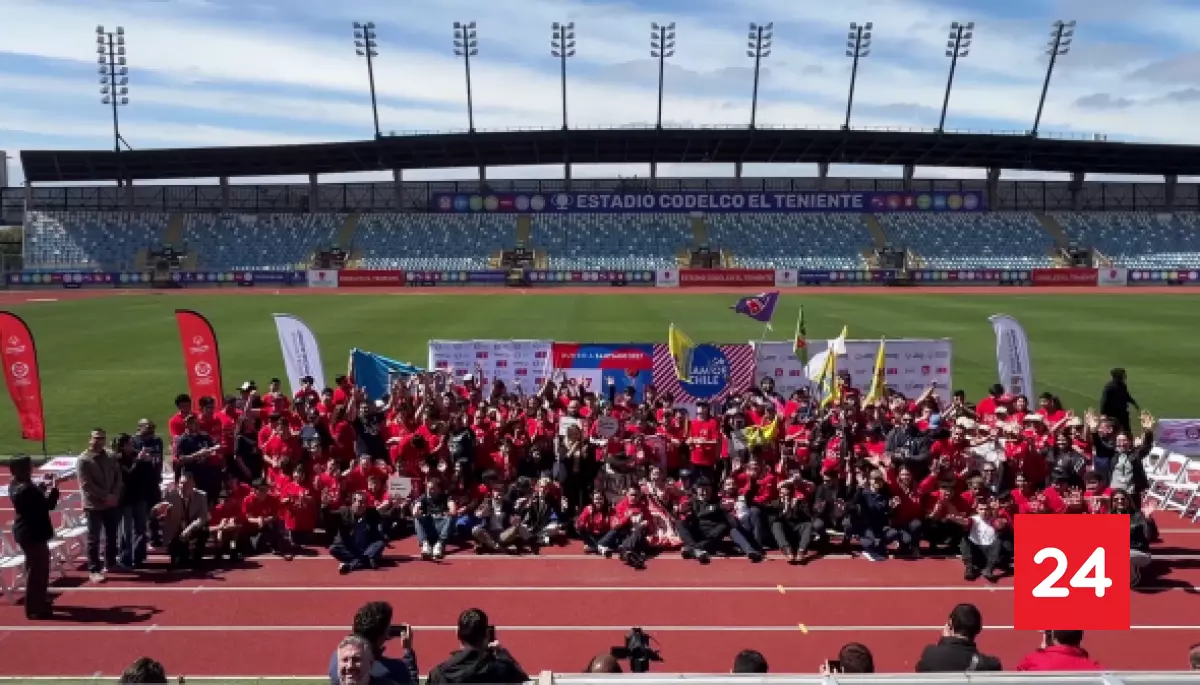 Estadio El Teniente albergó la octava competencia nacional de Olimpiadas Especiales