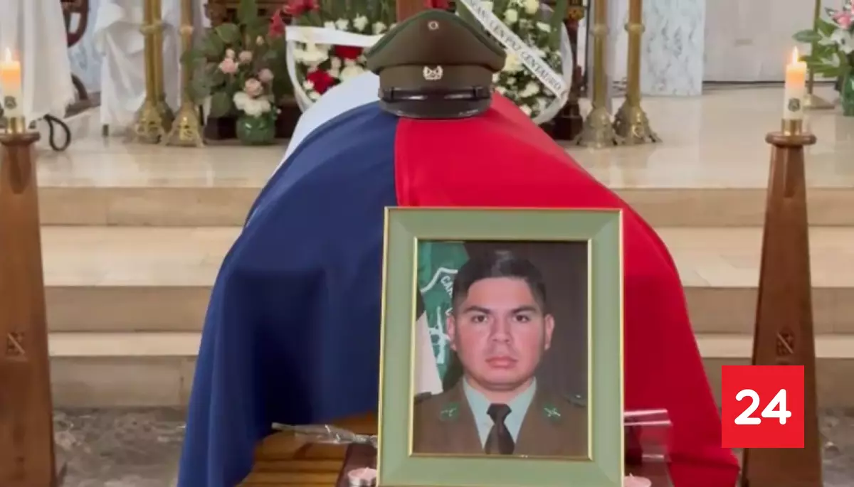 Con presencia del Presidente: despiden a Cristopher Aguilera, mártir de Carabineros