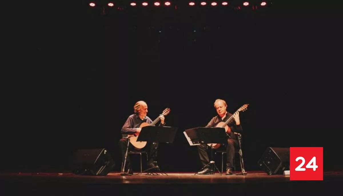 Concierto gratuito “Hagamos jardín” reunirá al Dúo Orellana & Orlandini y jóvenes músicos para inaugurar el Foro de las Artes de la U. de Chile