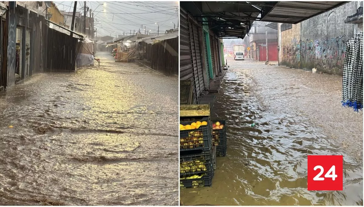 Lluvias inesperadas inundan Lota: casi 50 milímetros en pocas horas