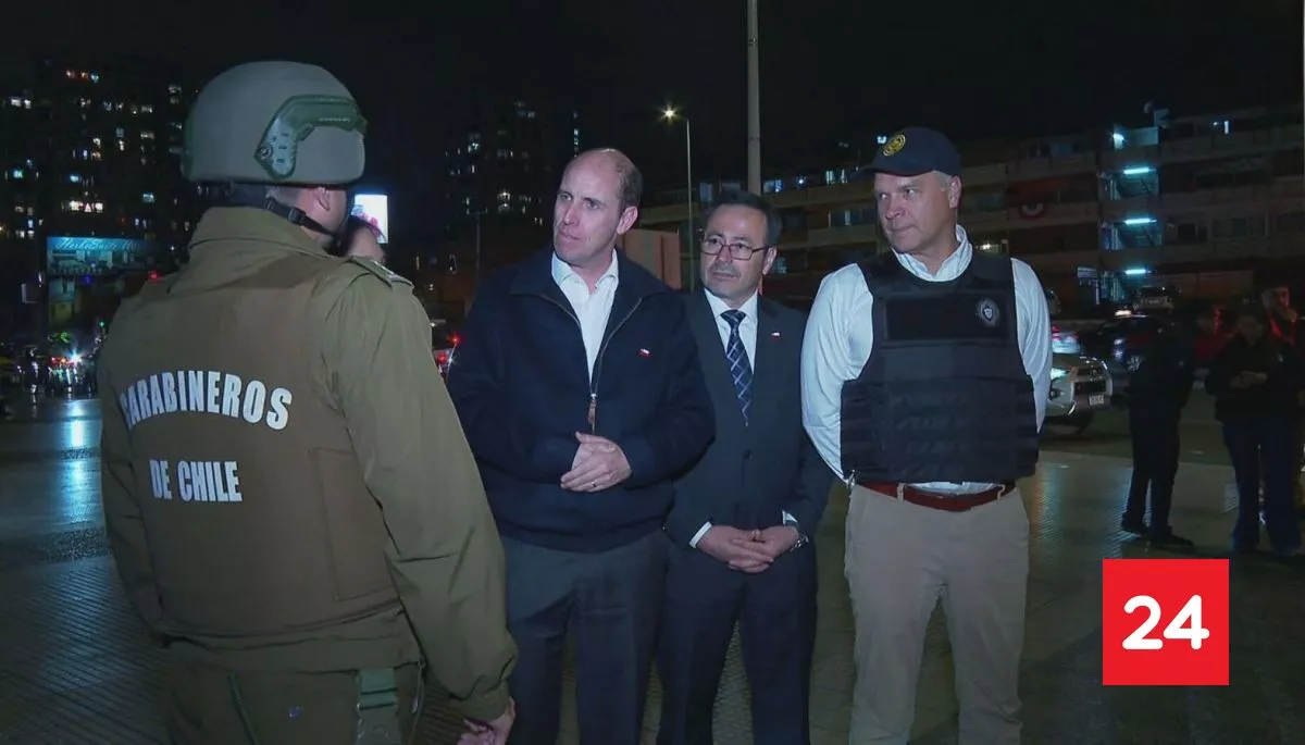 Ministro Arrau encabezó operativo policial en Antofagasta