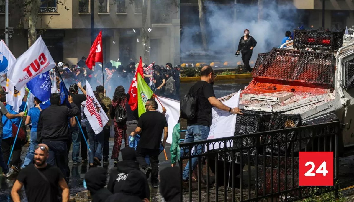 Marcha convocada por la Confech tuvo 6.000 asistentes y terminó con 31 detenidos