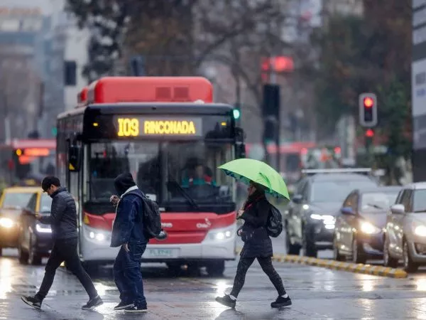 lluvia en santiago