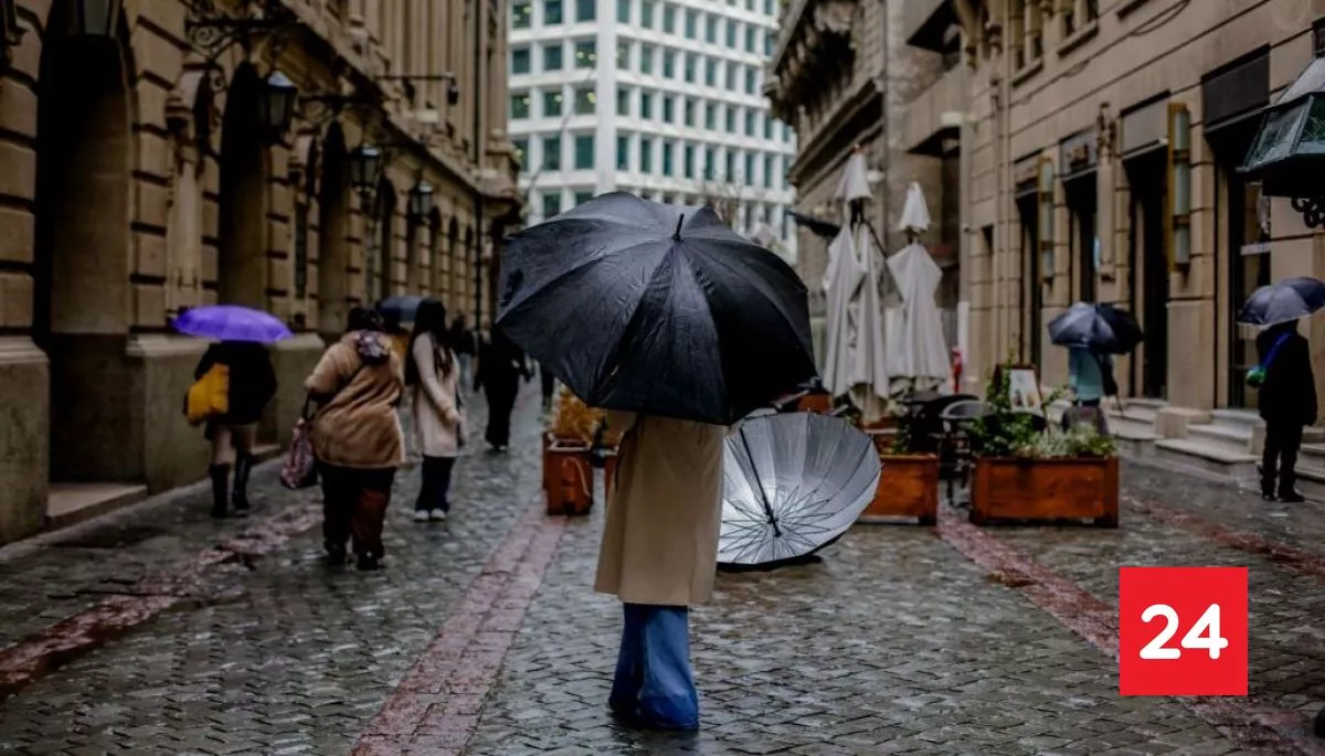 Sistema frontal en Santiago finaliza tras jornadas de intensas lluvias y tormentas eléctricas