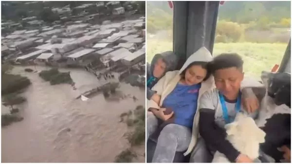 Emergencia en Talagante: rescatan a 17 personas aisladas en el río Mapocho