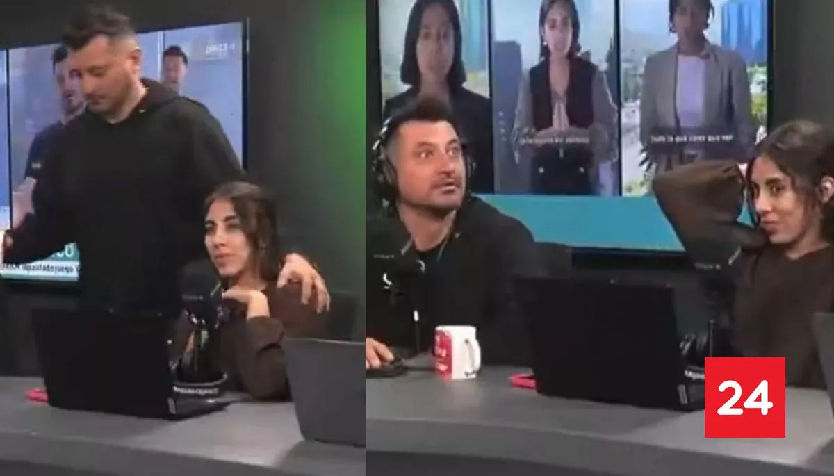 El obsceno gesto de Nicolás Péric a joven periodista en plena transmisión: esto respondió su compañera