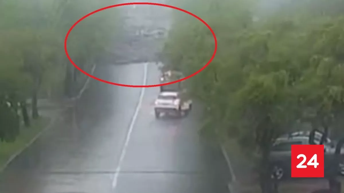VIDEO: el momento exacto en que comenzó el aluvión en San Carlos de Apoquindo