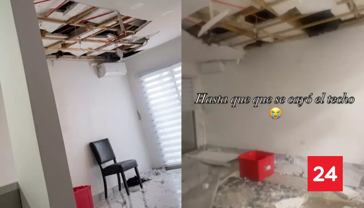 Conocida chica reality mostró los daños en su casa tras aluvión que afectó a la RM