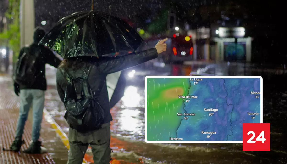 Sistema frontal en Chile EN VIVO: revisa el mapa y cuándo afectará a tu región
