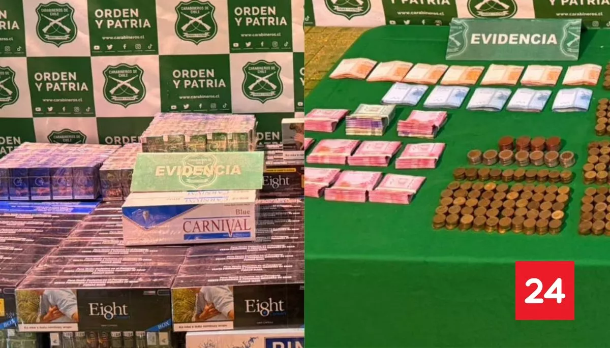 Más de $7 millones: Carabineros incauta más de 2 mil cajetillas de cigarros
