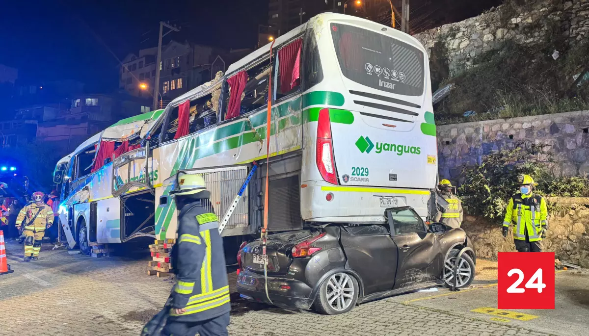 Habla sobreviviente del bus que desbarrancó en Valparaíso: "No sé si habrá sido error humano o mecánico"