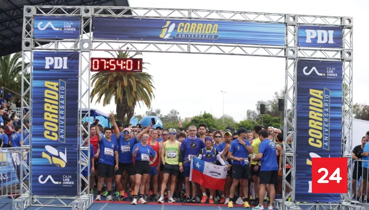PDI reúne a miles de deportistas en la 32ª edición de su tradicional corrida aniversario