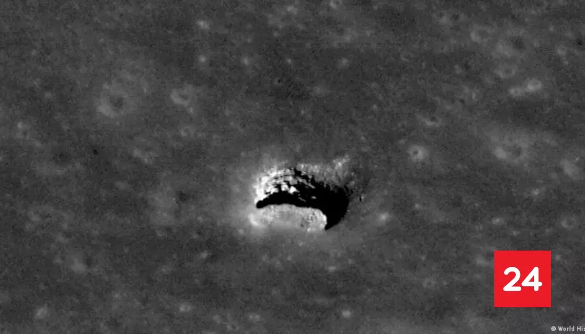 La NASA descubre un misterioso agujero lunar que podría ocultar una cueva gigante