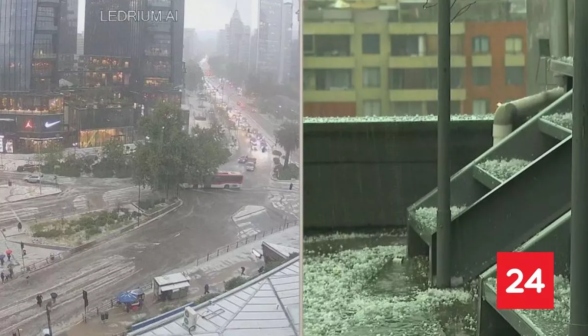 Lluvia, granizo y tormenta eléctrica: Alerta Roja para la región Metropolitana por evento meterológico
