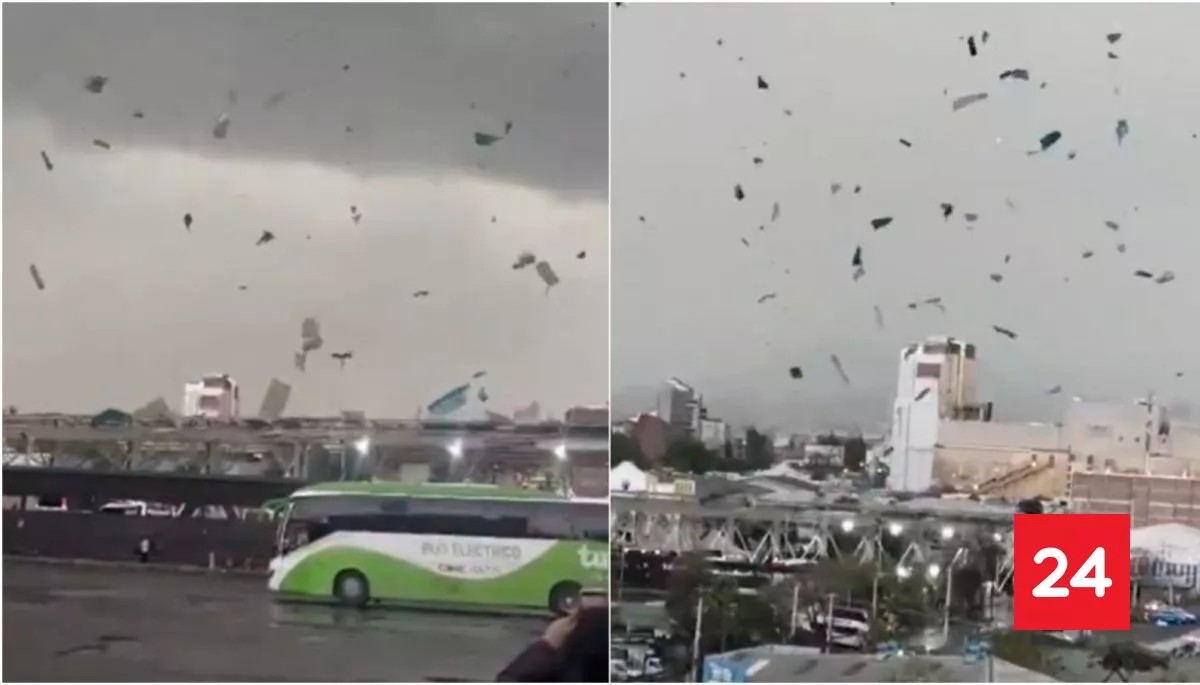 VIDEO: explican extraño fenómeno de viento registrado en Terminal de Buses de Estación Central