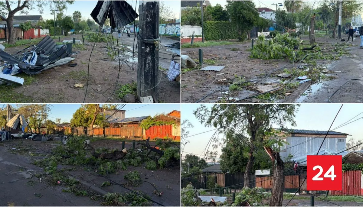 La destrucción del tornado en Estación Central: qué se sabe de su categoría y daños generados