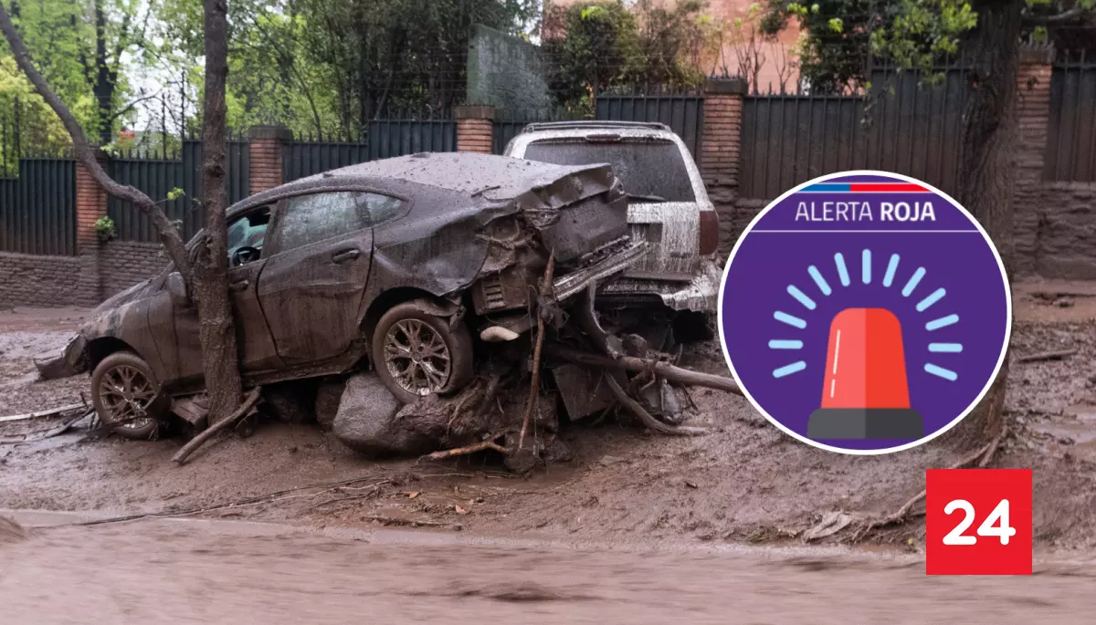 Senapred declara Alerta Roja para 10 comunas de la Región Metropolitana por riesgo de remoción en masa