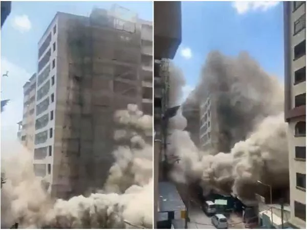 VIDEO: edificio de más de 10 pisos se derrumbó en plena calle comercial de Kenia