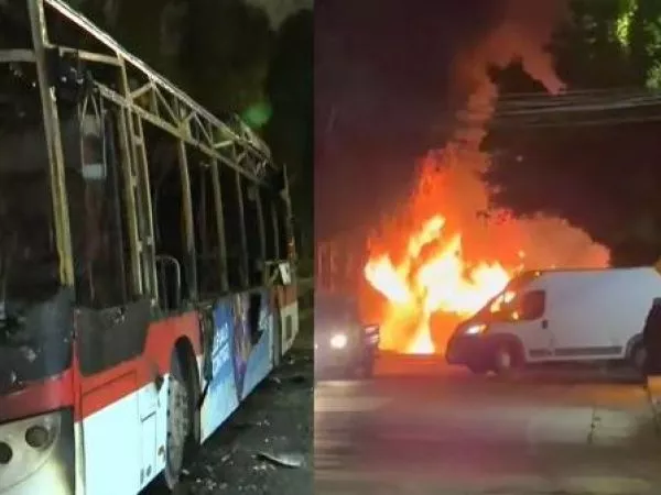 quema bus Conchalí