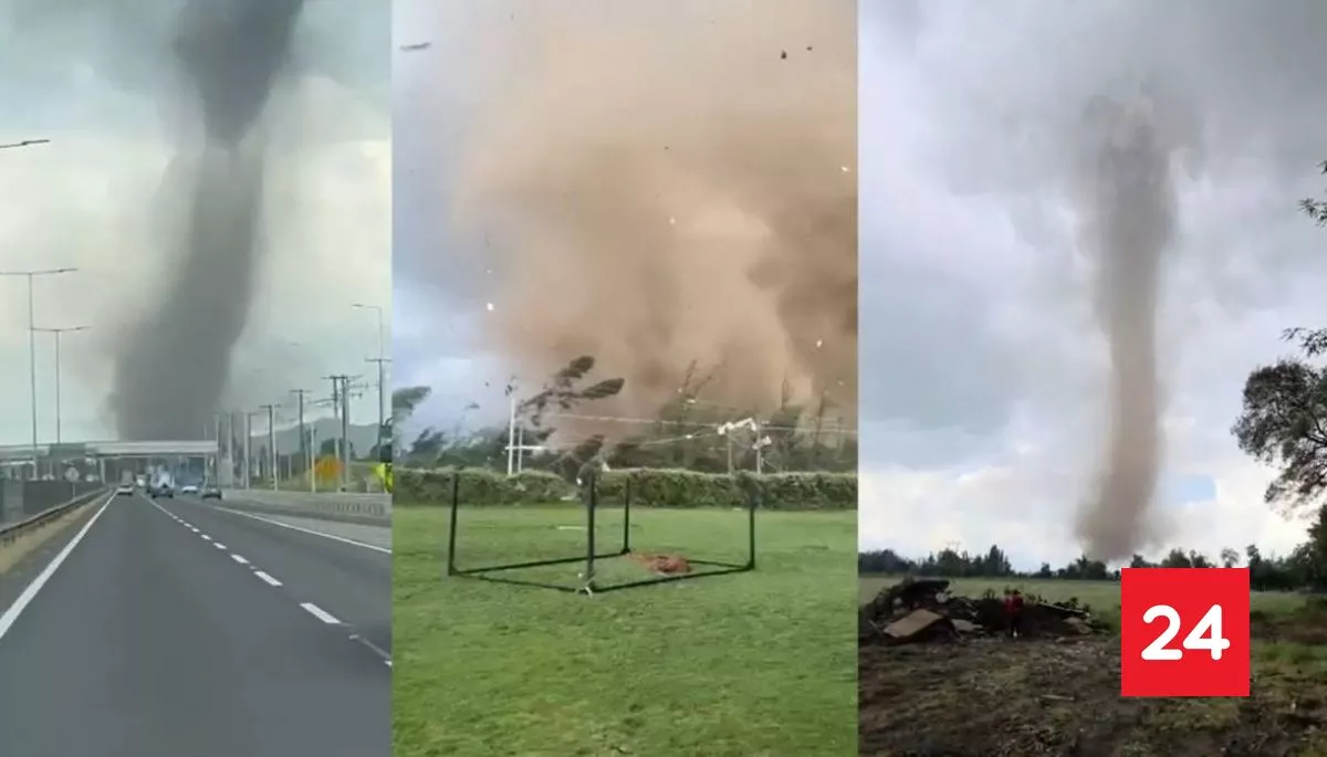 VIDEOS del tornado que afectó a Requínoa y Machalí