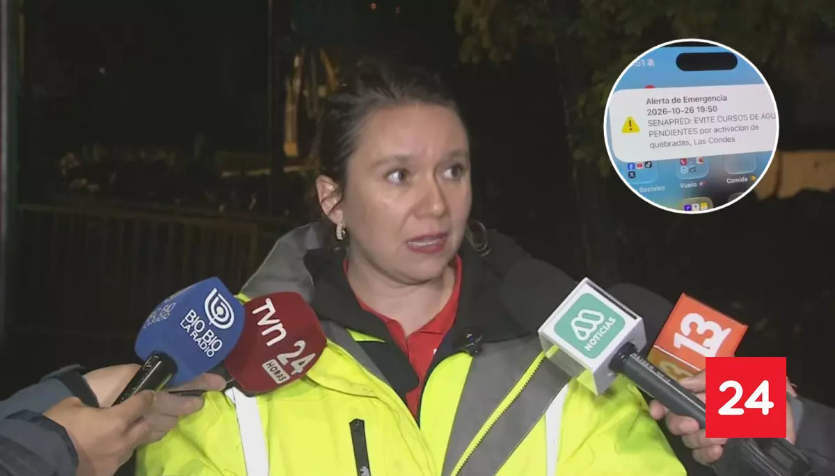 Alcaldesa de Las Condes: "Vamos a pedir a Senapred claridad con las alertas SAE"