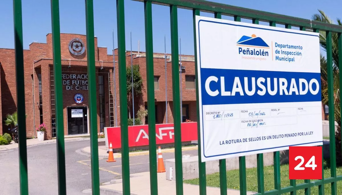 Golpe al fútbol chileno: Municipalidad de Peñalolén clausura edificio de la ANFP
