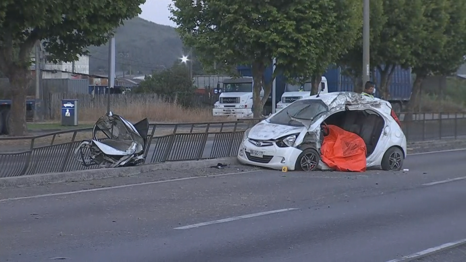 Accidente en ruta Concepción-Talcahuano deja una persona fallecida